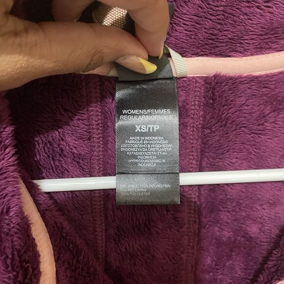 The North Face Womens Full Zip Soft Shell Fleece Lined Size XS Small Cranberry - Picture 4 of 8